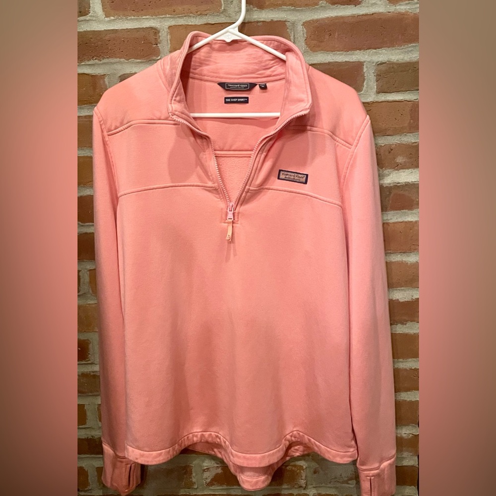 Vineyard Vines Dreamcloth Quarter Zip Shep Shirt